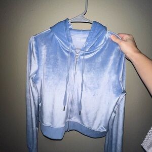 Aerie velvet tracksuit zip up